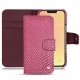 Apple iPhone 13 mini leather case - Serpent ciclamino