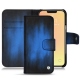 Housse cuir Apple iPhone 13 mini - Bleu Patine