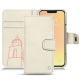 Custodia in pelle Apple iPhone 13 mini - Blanc escumo