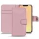 Housse cuir Apple iPhone 13 mini - Rose PU