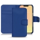 Apple iPhone 13 mini leather case - Bleu Océan PU