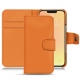 Housse cuir Apple iPhone 13 mini - Orange PU