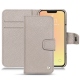 Apple iPhone 13 mini leather case - Taupe innocent