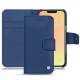 Housse cuir Apple iPhone 13 mini - Bleu frisson