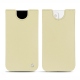 Pochette cuir Apple iPhone 13 mini - Beige ( Nappa - Pantone 7502C ) 