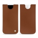 Pochette cuir Apple iPhone 13 mini - Marron ( Nappa - Pantone 1615C ) 