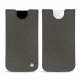 レザーケース Apple iPhone 13 mini - Anthracite ( Pantone 424C ) 