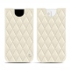 Funda de piel Apple iPhone 13 mini - Blanc - Couture ( Bologna - White ) 