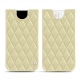Funda de piel Apple iPhone 13 mini - Beige - Couture ( Nappa - Pantone 7502C ) 