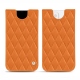 Lederschutzhülle Apple iPhone 13 mini - Orange - Couture ( Nappa - Pantone 1495U ) 