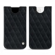 Pochette cuir Apple iPhone 13 mini - Dark vintage - Couture