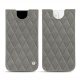 Capa em pele Apple iPhone 13 mini - Acier vintage - Couture