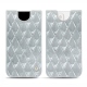 Custodia in pelle Apple iPhone 13 mini - Platinium - Couture