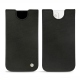Apple iPhone 13 mini leather pouch - Negre poudro