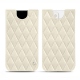 Custodia in pelle Apple iPhone 13 mini - Blanc escumo - Couture