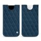 Capa em pele Apple iPhone 13 mini - Blu mediterran - Couture