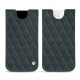 レザーケース Apple iPhone 13 mini - Blu marino - Couture