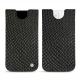 Apple iPhone 13 mini leather pouch - Serpent nero