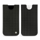 Lederschutzhülle Apple iPhone 13 mini - Abaca nero