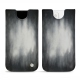 レザーケース Apple iPhone 13 mini - Gris Patine
