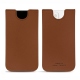 Pochette cuir Apple iPhone 13 mini - Marron PU