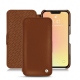 Housse cuir Apple iPhone 13 mini - Marron ( Nappa - Pantone 1615C ) 