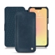 Capa em pele Apple iPhone 13 mini - Jean vintage ( Roughtcut - Pantone 285U  ) 