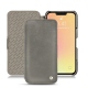 レザーケース Apple iPhone 13 mini - Acier vintage ( Pantone 403C ) 
