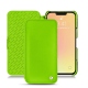 Apple iPhone 13 mini leather case - Vert fluo