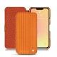 Lederschutzhülle Apple iPhone 13 mini - Abaca arancio