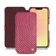 Apple iPhone 13 mini leather case - Serpent ciclamino