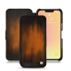 Housse cuir Apple iPhone 13 mini - Marron Patine