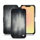 Capa em pele Apple iPhone 13 mini - Gris Patine