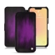 レザーケース Apple iPhone 13 mini - Violet Patine