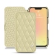Capa em pele Apple iPhone 13 mini - Beige - Couture ( Nappa - Pantone 7502C ) 