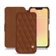 レザーケース Apple iPhone 13 mini - Marron - Couture ( Nappa - Pantone 1615C ) 