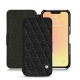 Capa em pele Apple iPhone 13 mini - Ebène - Couture ( Sleek P C12 - Black ) 