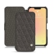 Capa em pele Apple iPhone 13 mini - Anthracite - Couture ( Pantone 424C ) 