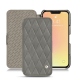 Custodia in pelle Apple iPhone 13 mini - Acier vintage - Couture
