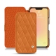 Apple iPhone 13 mini leather case - Mandarine vintage - Couture