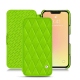 Lederschutzhülle Apple iPhone 13 mini - Vert fluo - Couture
