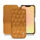 Apple iPhone 13 mini leather case - Or Maïa - Couture