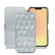 レザーケース Apple iPhone 13 mini - Platinium - Couture