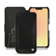 レザーケース Apple iPhone 13 mini - Negre poudro