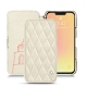 Custodia in pelle Apple iPhone 13 mini - Blanc escumo - Couture