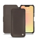 レザーケース Apple iPhone 13 mini - Gris Veggie
