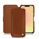Apple iPhone 13 mini leather case - Marron Veggie