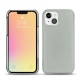 Custodia in pelle Apple iPhone 13 mini - Gris ( Nappa - Pantone W428C ) 