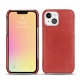 Capa em pele Apple iPhone 13 mini - Cerise vintage ( Pantone 185C ) 