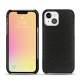 Lederschutzhülle Apple iPhone 13 mini - Ebène ( Sleek P C12 - Black ) 